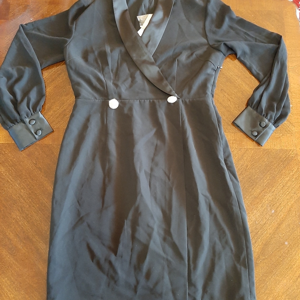 Black Tahari dress